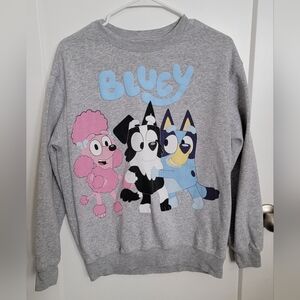 Adult Gray Bluey Sweatshirt